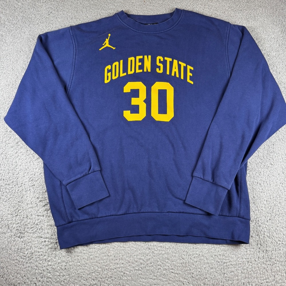 Jordan Golden State Warriors Stephen Curry Sweatshirt Men's Size XL‎